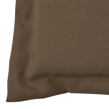 vidaXL Μαξιλάρι Πάγκου Κήπου Taupe 100x50x4cm Ύφασμα Oxford