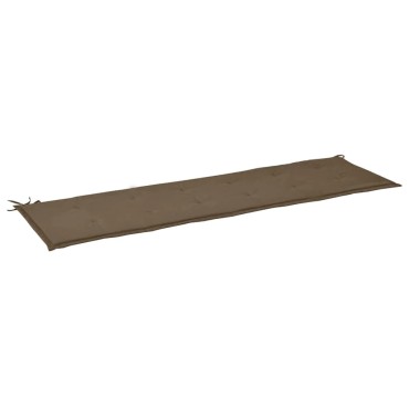 vidaXL Μαξιλάρι Πάγκου Κήπου Taupe 180x50x4cm Ύφασμα Oxford