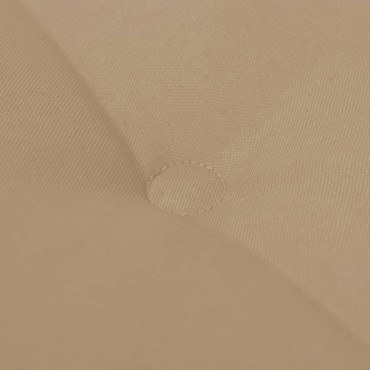 vidaXL Μαξιλάρι Πάγκου Κήπου Μπεζ 100x50x4cm Ύφασμα Oxford
