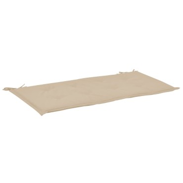 vidaXL Μαξιλάρι Πάγκου Κήπου Μπεζ 120x50x4cm Ύφασμα Oxford