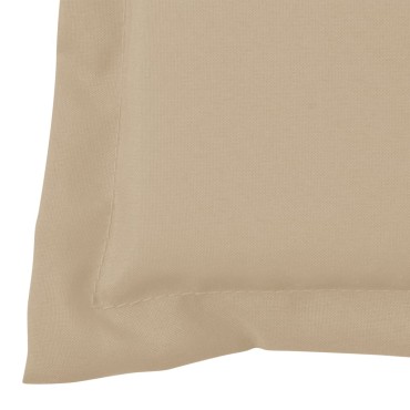 vidaXL Μαξιλάρι Πάγκου Κήπου Μπεζ 120x50x4cm Ύφασμα Oxford