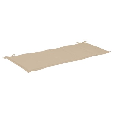 vidaXL Μαξιλάρι Πάγκου Κήπου Μπεζ 150x50x4cm Ύφασμα Oxford