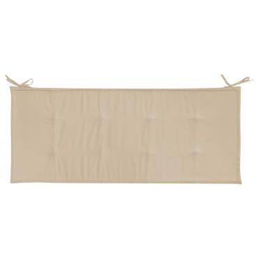 vidaXL Μαξιλάρι Πάγκου Κήπου Μπεζ 150x50x4cm Ύφασμα Oxford