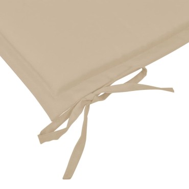vidaXL Μαξιλάρι Πάγκου Κήπου Μπεζ 150x50x4cm Ύφασμα Oxford