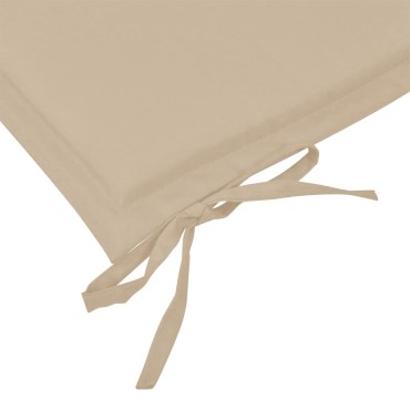 vidaXL Μαξιλάρι Πάγκου Κήπου Μπεζ 180x50x3cm Ύφασμα Oxford