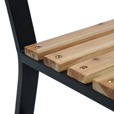 vidaXL Παγκάκι Κήπου Ξύλινο 120x56x87cm 1 τεμ.