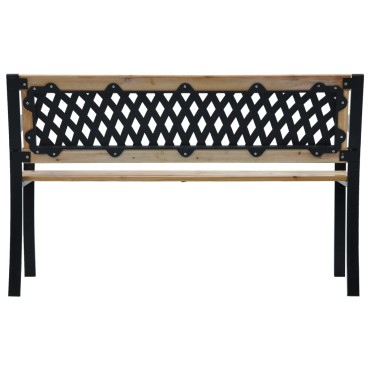 vidaXL Παγκάκι Κήπου Ξύλινο 120x53x77cm 1 τεμ.
