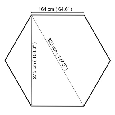 vidaXL Κιόσκι Κήπου Ανθρακί 323 x 275 x 265 εκ.