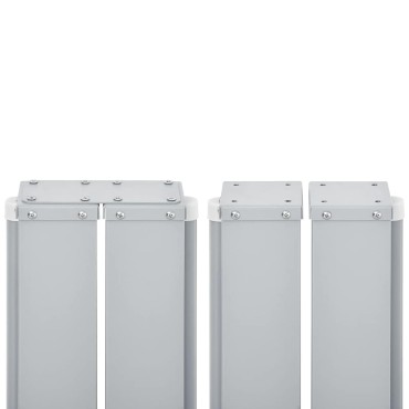 vidaXL Σκίαστρο Πλαϊνό Συρόμενο Κόκκινο 120 x 1000 εκ.
