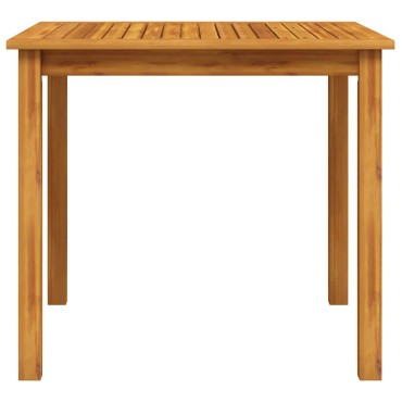 vidaXL Τραπέζι Κήπου 85x85x74cm από Μασίφ Ξύλο Ακακίας 1 τεμ.