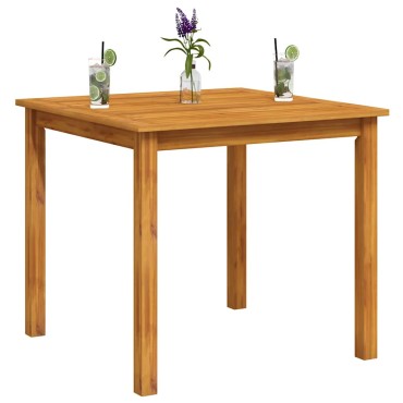 vidaXL Τραπέζι Κήπου 85x85x74cm από Μασίφ Ξύλο Ακακίας 1 τεμ.