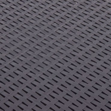 vidaXL Βοηθητικό Τραπέζι Μόκα 54x54x36,5cm Πλαστικό 1 τεμ.