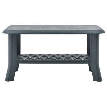 vidaXL Τραπεζάκι Σαλονιού Πράσινο 90x60x46cm Πλαστικό 1 τεμ.