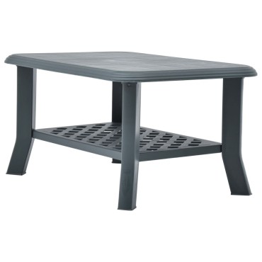 vidaXL Τραπεζάκι Σαλονιού Πράσινο 90x60x46cm Πλαστικό 1 τεμ.