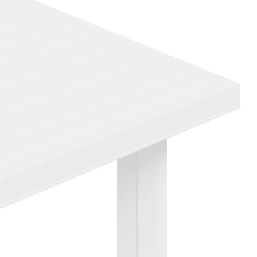 vidaXL Τραπέζι Κήπου Λευκό 80x75x72cm Πλαστικό 1 τεμ.