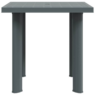 vidaXL Τραπέζι Κήπου Πράσινο 80x75x72cm Πλαστικό 1 τεμ.