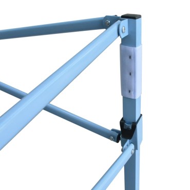 vidaXL Κιόσκι Πτυσσόμενο Μπλε 5 x 5 μ.