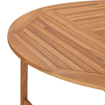 vidaXL Τραπέζι Κήπου 150x76cm από Μασίφ Ξύλο Teak 1 τεμ.