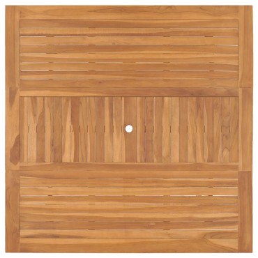 vidaXL Τραπέζι Κήπου 150x150x76cm από Μασίφ Ξύλο Teak 1 τεμ.