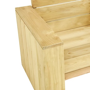 vidaXL Καρέκλα Κήπου 89x76x76cm από Εμποτισμένο Ξύλο Πεύκου 1 τεμ.