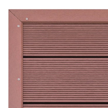 vidaXL Πάτωμα για Ηλιακή Ντουζιέρα Καφέ 101 x 63 x 5,5 εκ. από WPC