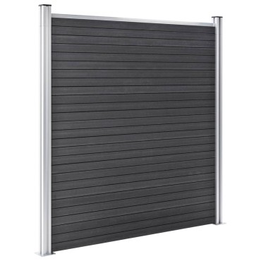 vidaXL Πάνελ Περίφραξης Γκρι 180x186cm από WPC
