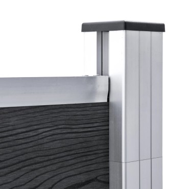 vidaXL Πάνελ Περίφραξης Γκρι 180x186cm από WPC