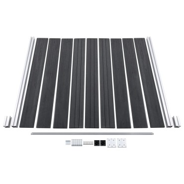 vidaXL Πάνελ Περίφραξης Γκρι 180x186cm από WPC