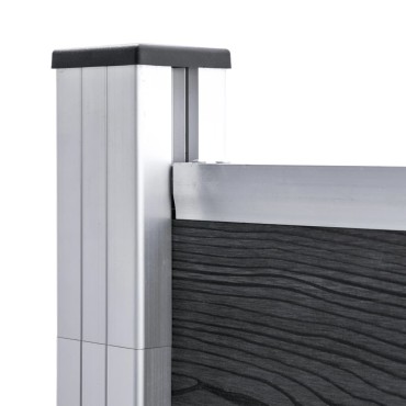 vidaXL Πάνελ Περίφραξης Γκρι 175x186cm από WPC