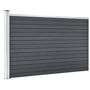 vidaXL Πάνελ Περίφραξης Γκρι 175x105cm από WPC
