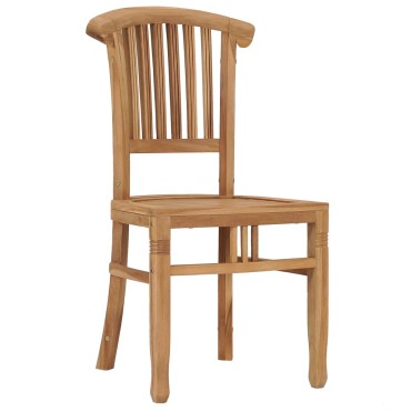 vidaXL Καρέκλες Κήπου 2 τεμ. από Μασίφ Ξύλο Teak 48x44cm