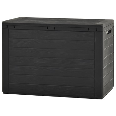 vidaXL Μπαούλο Αποθήκευσης Κήπου Ανθρακί 78x44x55cm 1 τεμ.