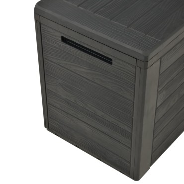 vidaXL Μπαούλο Αποθήκευσης Κήπου Ανθρακί 78x44x55cm 1 τεμ.