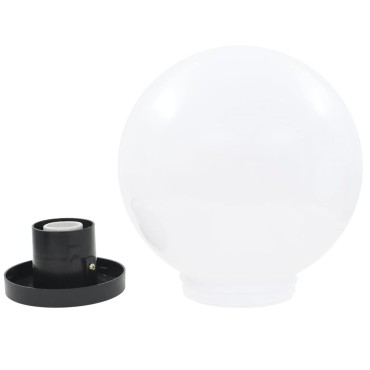 vidaXL Φωτιστικά Μπάλα LED 2 τεμ. Σφαιρικά 25 εκ. Ακρυλικά (PMMA)