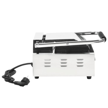 vidaXL Τοστιέρα Ραβδωτή Panini 1800 W 31x30,5x20 εκ. Ανοξείδωτο Ατσάλι