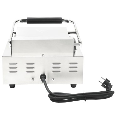 vidaXL Τοστιέρα Ραβδωτή Panini 1800 W 31x30,5x20 εκ. Ανοξείδωτο Ατσάλι