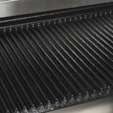 vidaXL Τοστιέρα Διπλή Ραβδωτή Panini 3600 W 57 x 30,5 x 20 εκ.