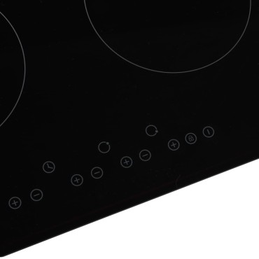 vidaXL Εστία Κεραμική με 4 Εστίες και Πλήκτρα Αφής 6600 W