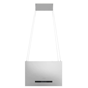 vidaXL Απορροφητήρας Νησίδα Κρεμαστός Αφής με LCD Ανοξ. Ατσάλι 55x37x(62-133,5)cm