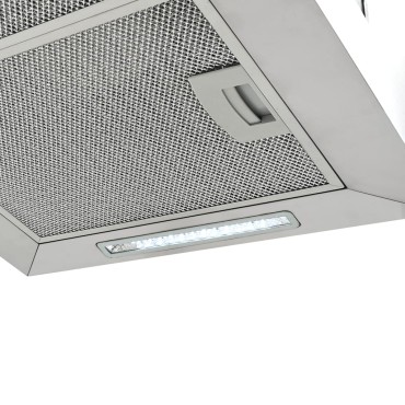 vidaXL Απορροφητήρας Νησίδα Κρεμαστός Αφής με LCD Ανοξ. Ατσάλι 55x37x(62-133,5)cm