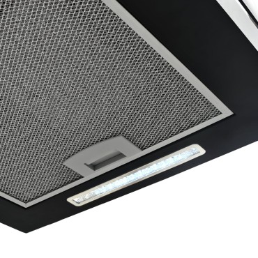 vidaXL Απορροφητήρας Νησίδα Κρεμαστός Αφής με LCD Ατσάλινος 37x37x(62-136,5)cm