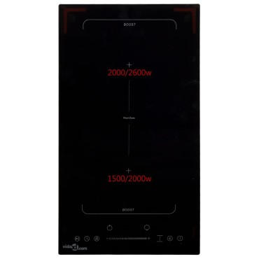 vidaXL Εστία Επαγωγική με 2 Ευέλικτες Ζώνες και Πλήκτρα Αφής 3500 W