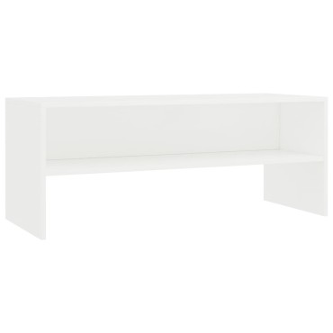 vidaXL Έπιπλο Τηλεόρασης Λευκό 100x40x40cm από Επεξ. Ξύλο