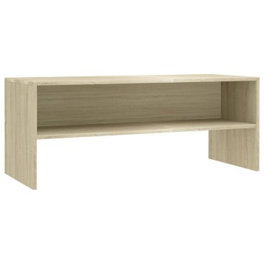 vidaXL Έπιπλο Τηλεόρασης Sonoma Δρυς 100x40x40cm από Μοριοσανίδα