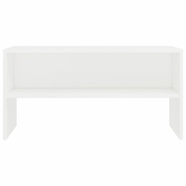 vidaXL Έπιπλο Τηλεόρασης Λευκό 80x40x40cm από Επεξ. Ξύλο