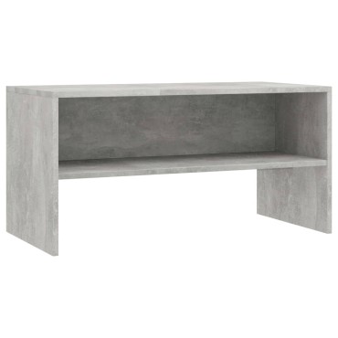 vidaXL Έπιπλο Τηλεόρασης Γκρι Σκυροδέματος 80x40x40cm Μοριοσανίδα