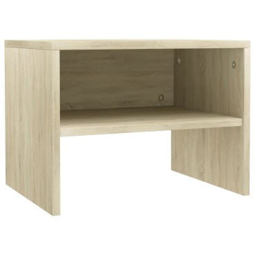 vidaXL Κομοδίνα 2 τεμ. Sonoma Δρυς 40x30x30cm από Επεξ. Ξύλο