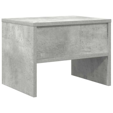 vidaXL Κομοδίνο Γκρι του Σκυροδέματος 40x30x30cm από Επεξ. Ξύλο 1 τεμ.