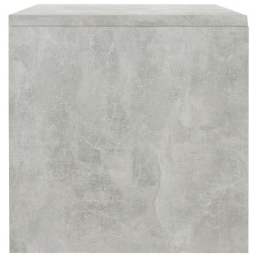 vidaXL Κομοδίνα 2 τεμ. Γκρι Σκυροδέματος 40x30x30cm από Επεξ. Ξύλο