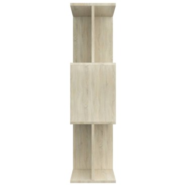 vidaXL Βιβλιοθήκη/Διαχωριστικό Sonoma Δρυς 80x24x96cm Επεξ. Ξύλο 1 τεμ.